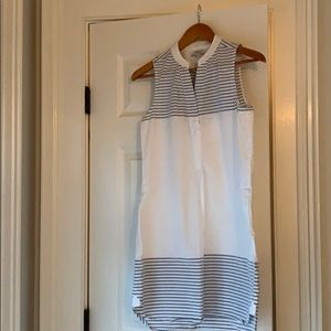 Madewell cotton striped dress